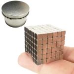 Colorful Cube NdFeB Magnet Set 216 512 1000Pcs Kids Educational Magnetic circle