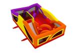 Outdoor Activities Inflatable Fun City Obstacle Course Colorful 0.55mm PVC