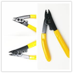 China Drop Cable Cfs-2 2 Core Fiber Optic Stripper , Fiber Cable Jacket Stripping Tool on sale