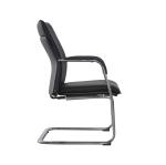 2mm Tube Revolving Computer Desk Chair Staff 3d Adjust Without Wheels BIFMA