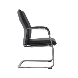 Quality 2mm Tube Revolving Computer Desk Chair Staff 3d Adjust Without Wheels BIFMA wholesale