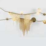 European Modern Gold Decoration Wall Light Fixtures Indoor