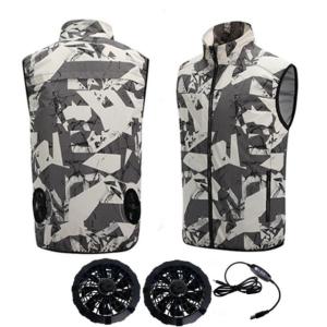 Quality OEM service Outdoor wear Fan Cooled Jacket 5V With USB Switch Cable wholesale