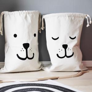 Quality 11.5x13.5 Inch Clothing Drawstring Cotton Laundry Bags wholesale
