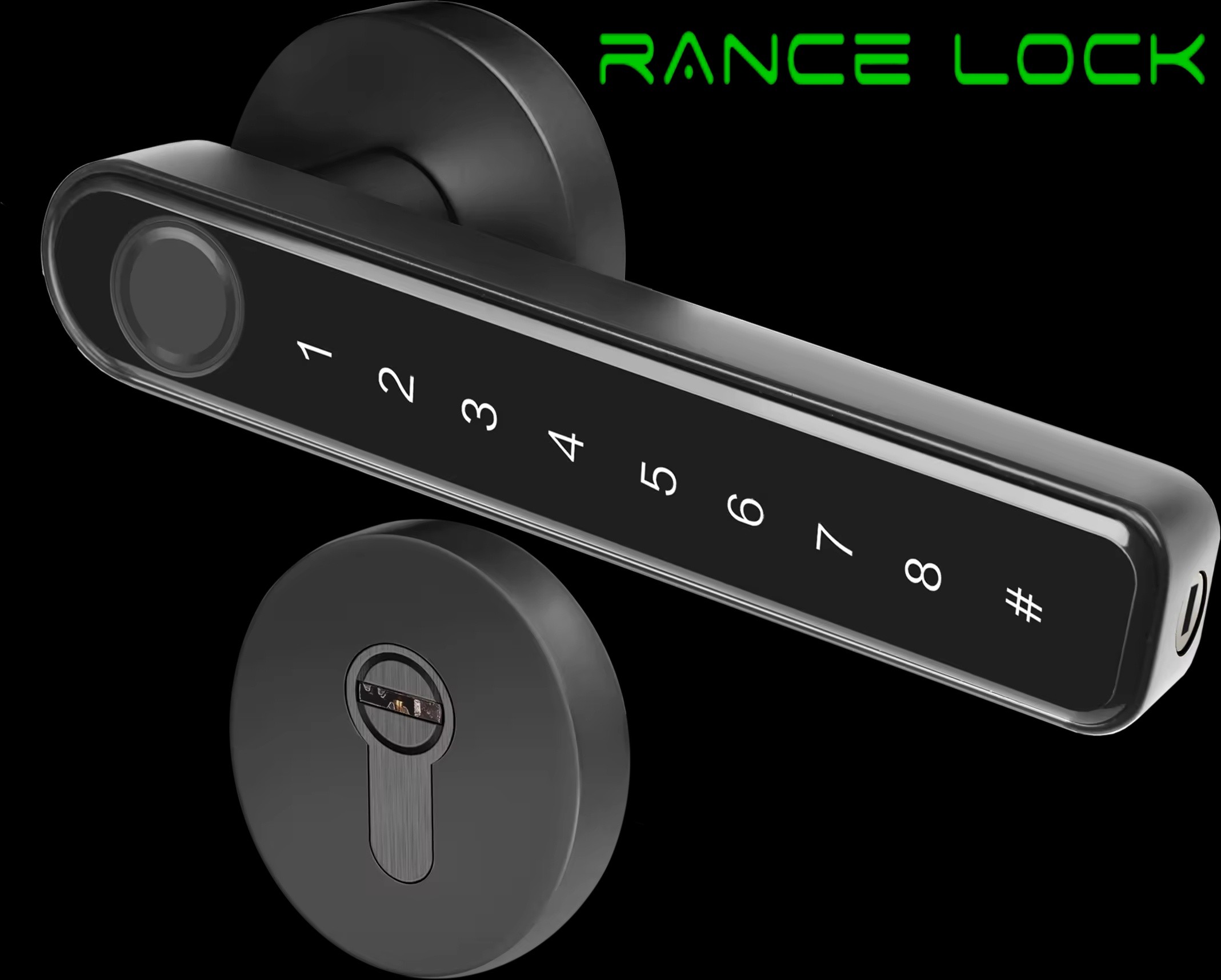 Remote Control Fingerprint Door Lock Security Fingerprint Passcode Lock With Tuya and TThotel APP
