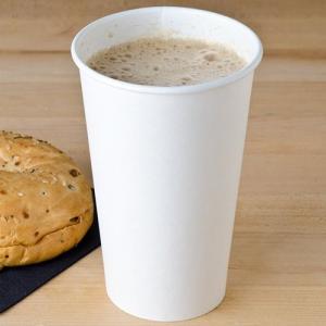 Quality Food Grade Paper Disposable Single Wall Cups FSC Certified For Hot And Cold Beverages wholesale