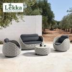 Nordic Outdoor Sofa Courtyard Villa Balcony Vine Chair Furniture Combination