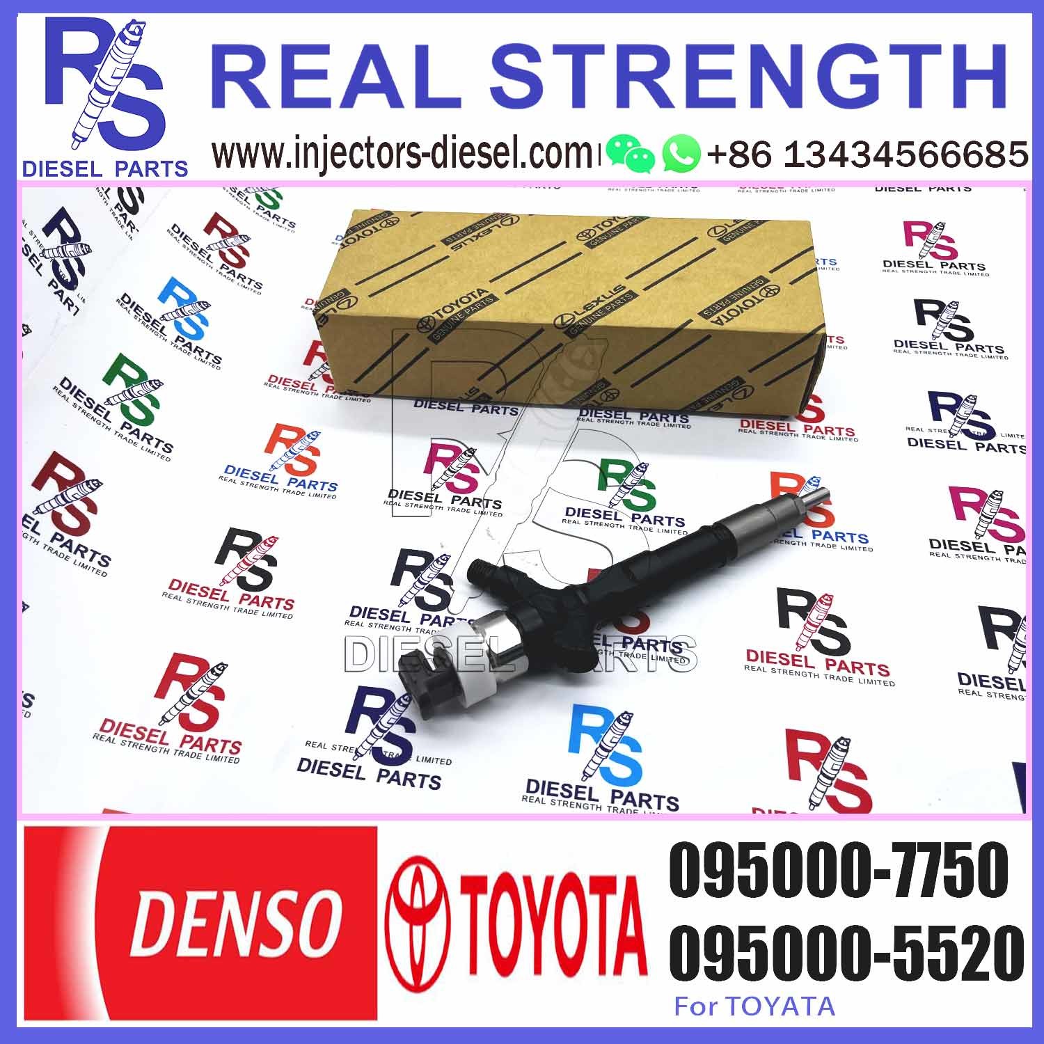 Fuel injector 23670-30300 095000-7760 095000-7761 095000-7751 095000-7750 for diesel engine spare parts