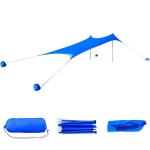 Outdoor 2 Steel Poles Lycra Camping Sun Shelter