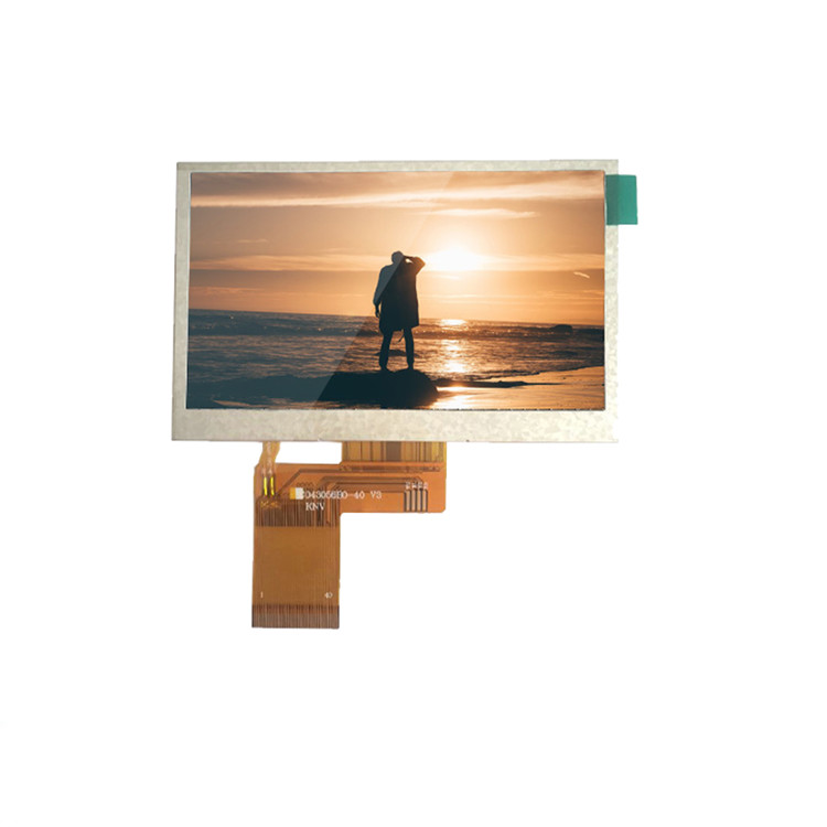 Rohs 24Bit RGB 0.5mm Pin pitch 4.3" TFT LCD Display