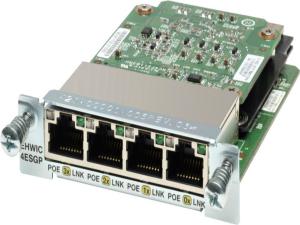 China POE Cisco EHWIC-4ESG-P 4 Ports Interface Cards POE EHWIC-4ESGP on sale
