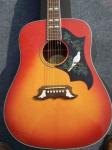 2018 Orange Sunburst Dovo acoustic guitar