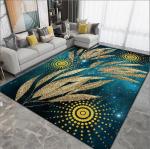Full Paved Dirt Proof Living Room Floor Carpets Crystal Velvet Sofa Bedroom
