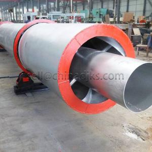 Quality Wet Type Double Shell Rotary Drum Dryer 25TPH For Silica Sand wholesale
