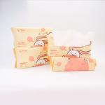 Dot Embossed 18cmx20cm Disposable Facial Towel 60gsm