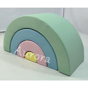 Quality Soft Play Climbers Set Kids Soft Play Rainbow Arch Indoor Foam Playground wholesale