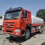 371HP Used Water Tanker Truck , Used 20000L Water Storage Truck