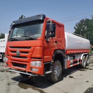 Quality 6x4 20M3 Used Water Tanker Truck , Used Howo Water Bowser Truck wholesale