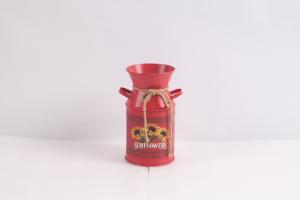 Quality Colorful Iron Vase Indoor Outdoor Placement Metal Decorations wholesale