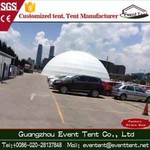 Quality Luxury White Geodesic Dome Tent With 850g / Sqm Double PVC Fabric wholesale