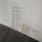 Book Magazine Wire Display Rack Fixed Hanger L*W*H 450*400*1000 Size