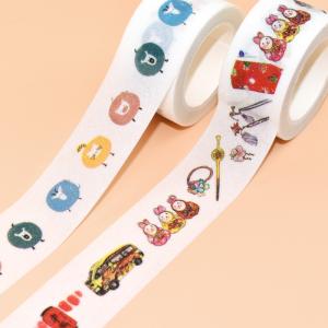 Quality Custom Print Glitter Christmas Decorative Washi Tape wholesale