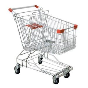 Quality Anticollision Plastic Grocery Store Shopping Cart With Baby Seat Color Optional wholesale