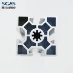 Anodizing 40x40 Aluminium Profile Custom 2020 Structural T Slot Aluminum