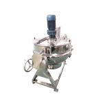 Food Cooker Steam/Gas/Electric Jacket Kettle With Agitator Mixer Double Jacketed