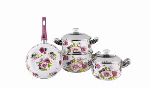 Quality Enamelled cookware set wholesale