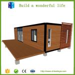 prefabricated design flat rack luxury steel framed container 20ft house homes