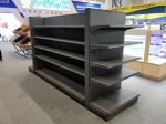 Pitch 25 Metal Gondola Shelving , Display Shelving For Retail Stores