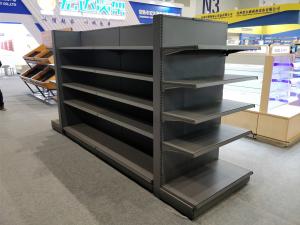 Quality Pitch 25 Metal Gondola Shelving , Display Shelving For Retail Stores wholesale