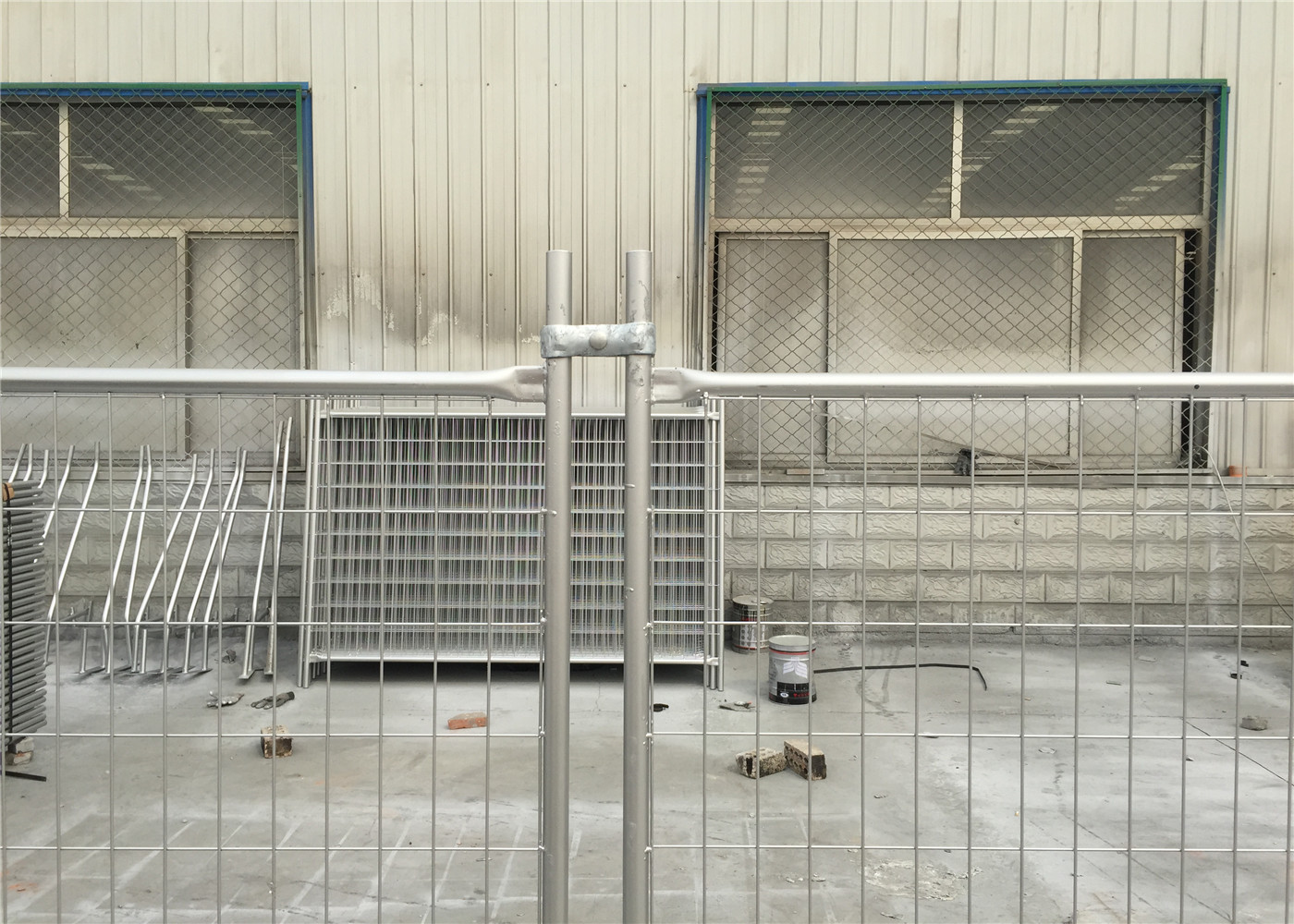 Hot Dipped Galvanized Temporary Fence For Construction OEM / ODM Available