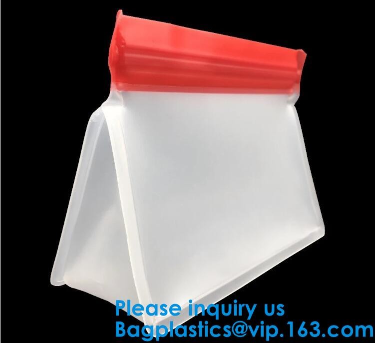 Large Capacity Leakproof Reusable Double Zip lockk Peva Sandwich Snack Bags,EASY SEAL SLIDER,Eco-friendly manufacturers