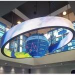 Outdoor 360° Degree Cylinder LED Display Column Curve Screen Advertising