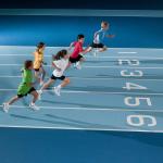 UV-Resistance Rubber Safety Tiles All Weather Synthetic Sports Flooring