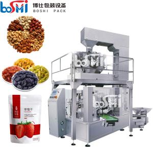 Quality Automatic Dried Fruit Snack Granule Stand Up Pouch Rotary Packing Machine 100G 500G wholesale