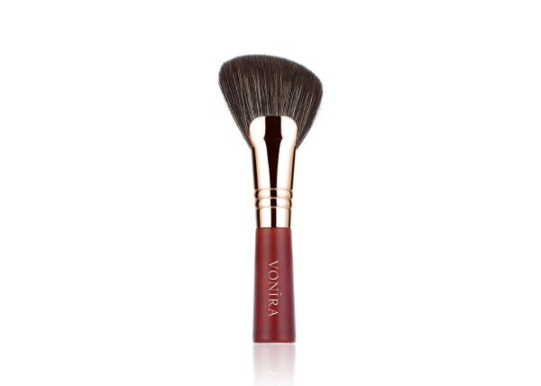 Vonira Beauty Large Angled Fan Brush Bronzer Fan Brush Makeup Cheek Blush Brush