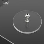 Transparent 5kg wall mounted hook Self Adhesive 7*7cm SS304 Steel