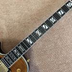New high quality Custom LP left hand electric guitar, Ebony guitar, Flame Maple