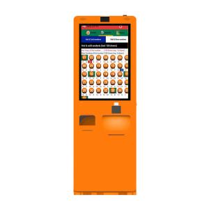 China touch self ordering kiosk with ticket machine for restaurant on sale
