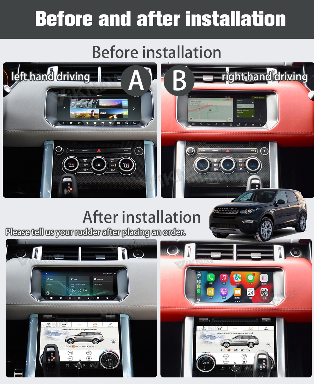 Viknav Car Radio For Land Rover Range Rover Sport L494 (2013-2017) 10.25 Inch Car Radio Multimedia Touch Screen Stereo