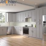 Modular Shape Solid Wood Modern Shaker Cabinets Traditional For Modern Homes