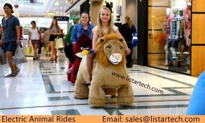 Quality Animation Plush Toys Play By Play Plush Animal Scooters Happy Rides for Kids and Adults wholesale