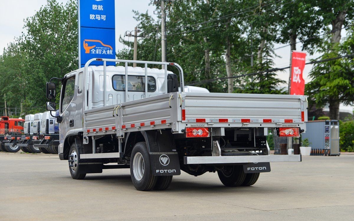 Foton Omak S1 160HP 4.17M Single Row Palletized Light Cargo Truck Cargo Box Truck