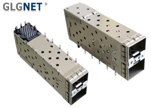 Quality Integrated SFP Solutions Cage 2x1 Copper Alloy Pree Fit Mounting wholesale