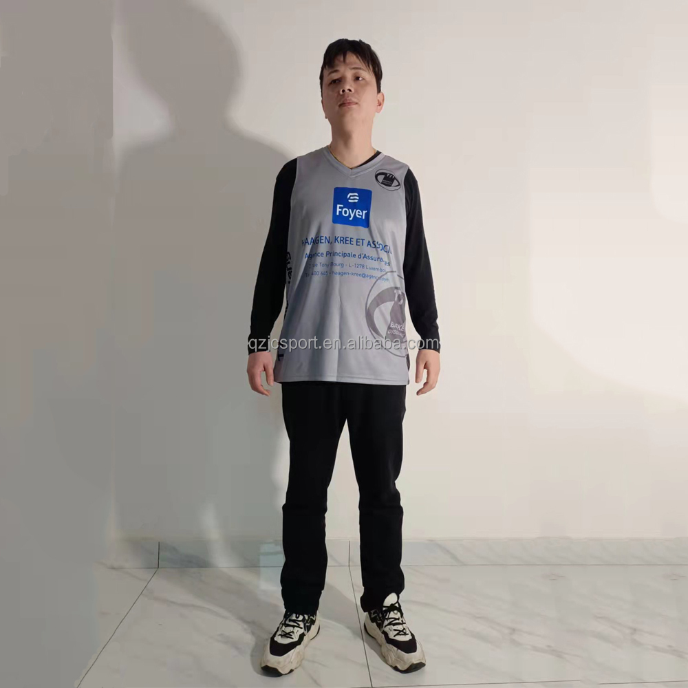 Latest Custom Logo Reversible Sports Sublimation Basketball youth reversible basketball jersey