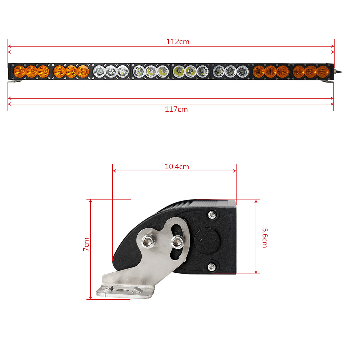 H Style 240W White to Yellow Color 24pcs 10W CREE LED LIGHT BAR 6000K 10-30V Combo Beam,Flood Beam, Spot beam