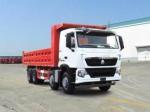 336 hp 8x4 heavy duty dump truck front lift HW76 cab , Howo tipper truck